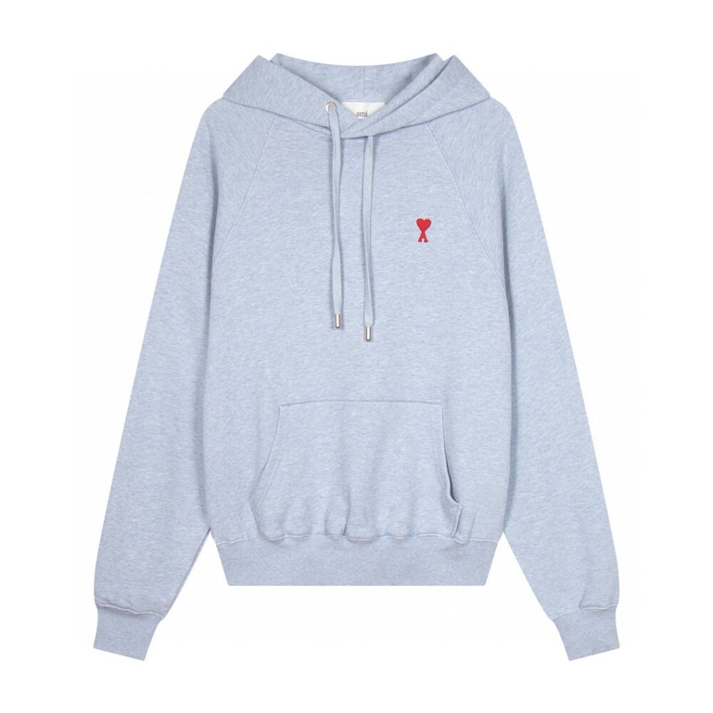 AMI Paris Men's Blue and Navy Jumper